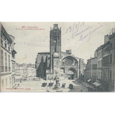 Toulouse - Place et Cathédrale St-Etienne